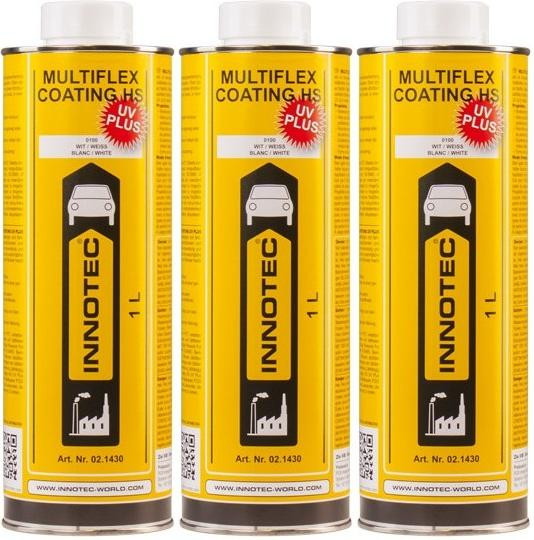 Innotec Multiflex Coating HS UV Plus Steinschlagschutz weiß 1 L 3x 1l = 3 Liter