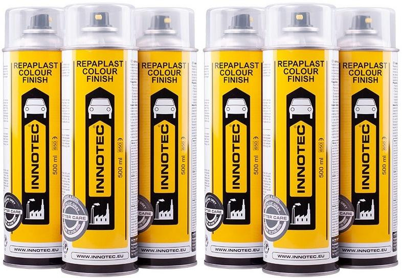 Innotec Repaplast Colour Finish Better Care Kunststofflack, rauchgrau 2x 500ml