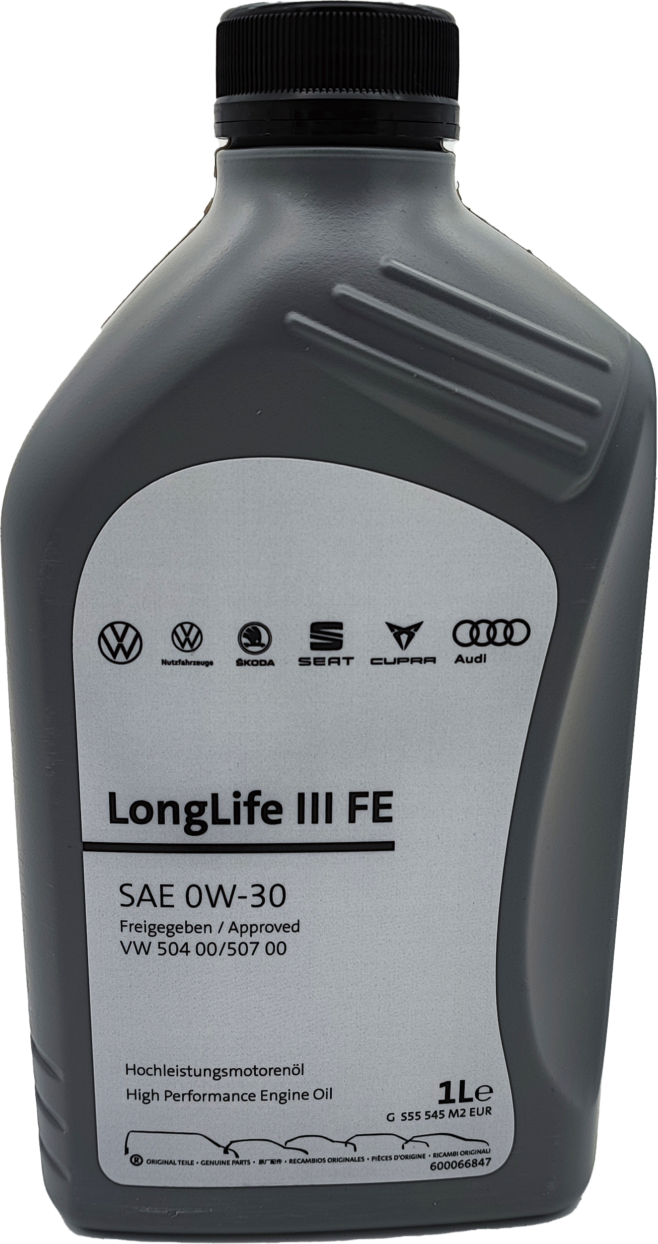 Original VW LongLife III FE 0W-30 Motorenöl Original GS55545M2EUR - 1l
