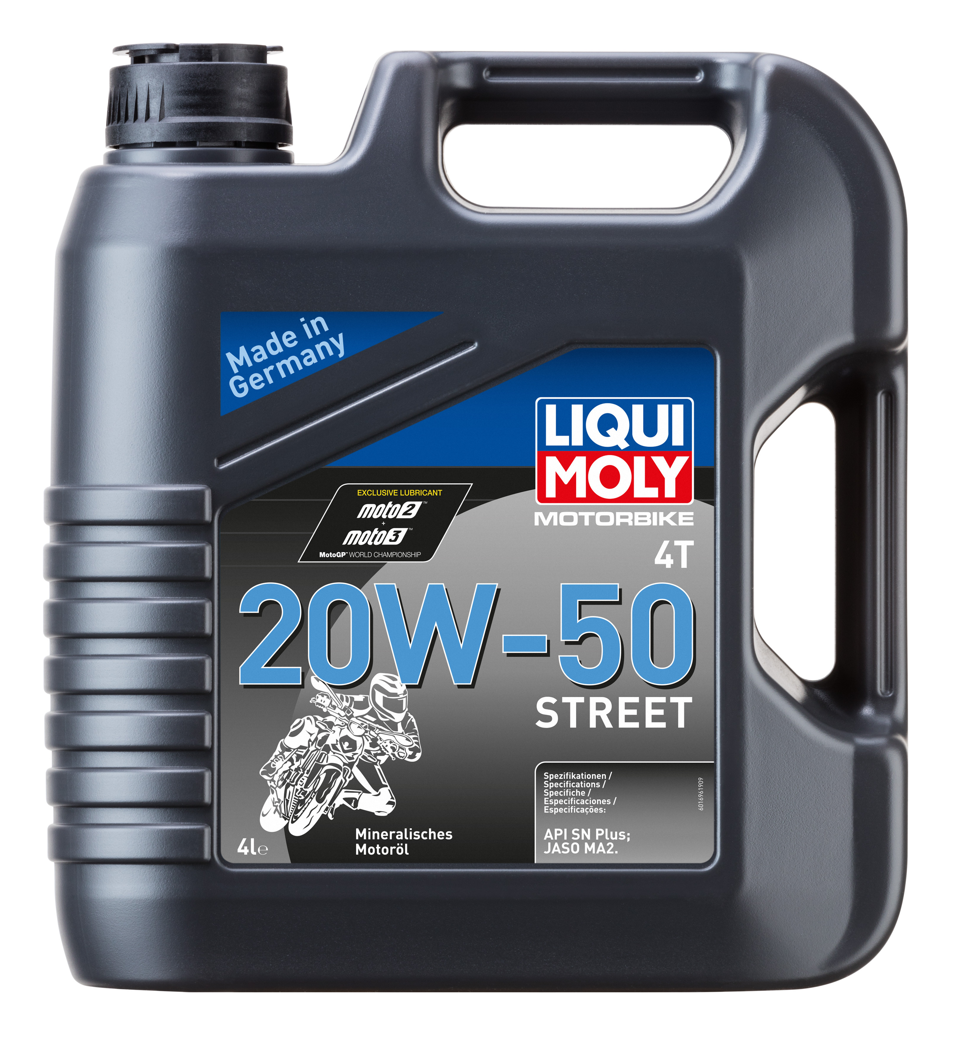 Liqui Moly 1696 Motorbike 4T 20W-50 Motorrad Motoröl Street 4l