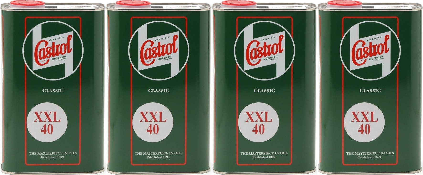 Castrol Classic XXL SAE 40 Oldtimer Einbereichs Motoröl 4x 1l = 4 Liter