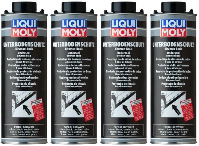 Liqui Moly 6112 Unterbodenschutz Bitumen schwarz 4x 1l = 4 Liter