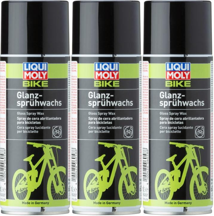 Liqui Moly 6058 Bike Glanz-Sprühwachs 3x 400 Milliliter