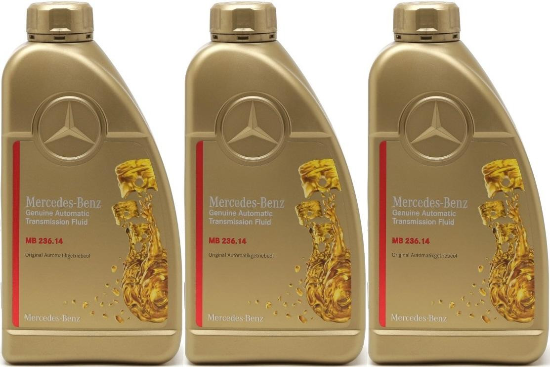 Original Mercedes Benz Automatikgetriebeöl MB 236.14 3x 1l = 3 Liter ...