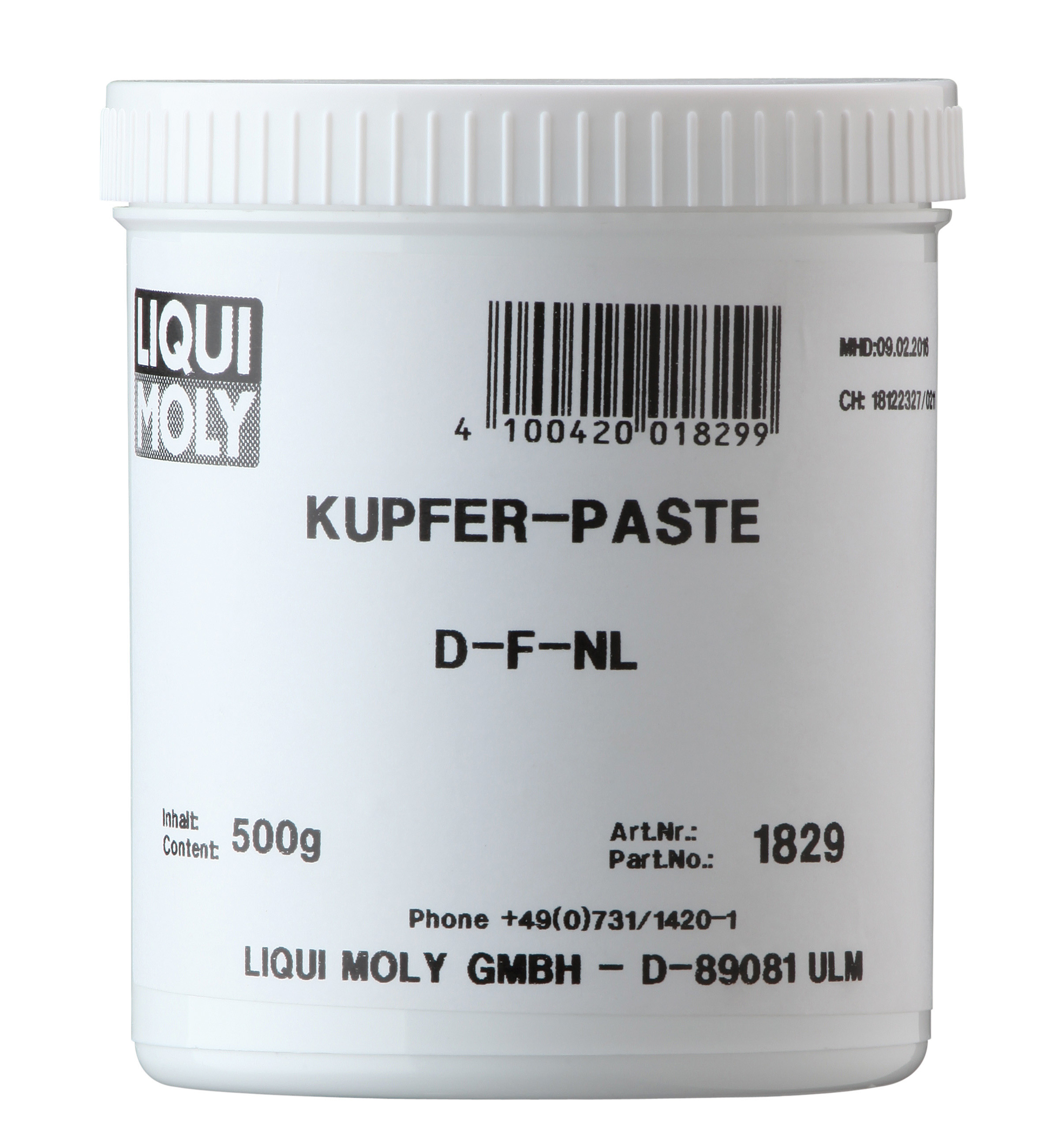 Liqui Moly 1829 Kupferpaste 500g