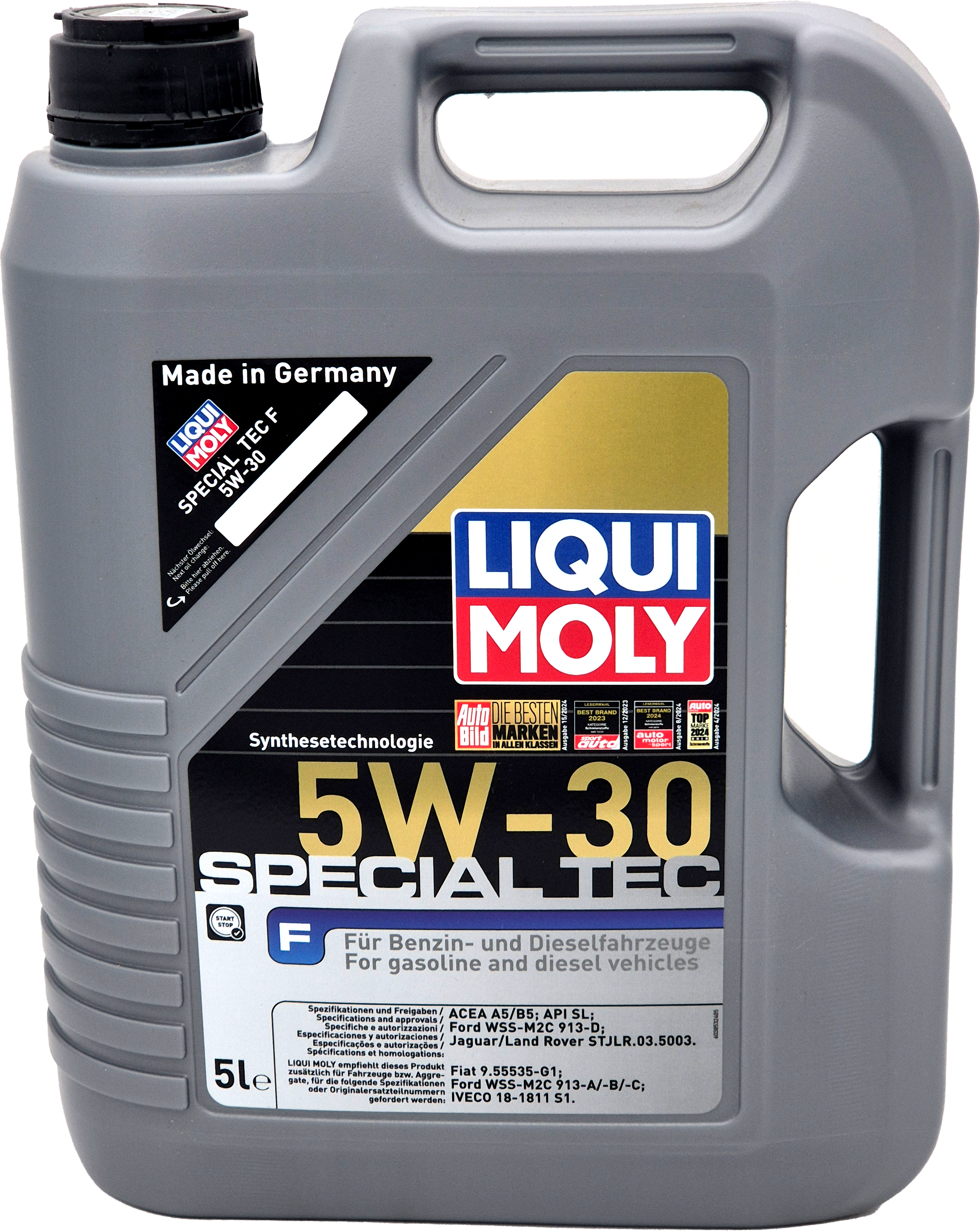 Liqui Moly 3853 Special Tec F 5W-30 Motoröl 5l Kanister
