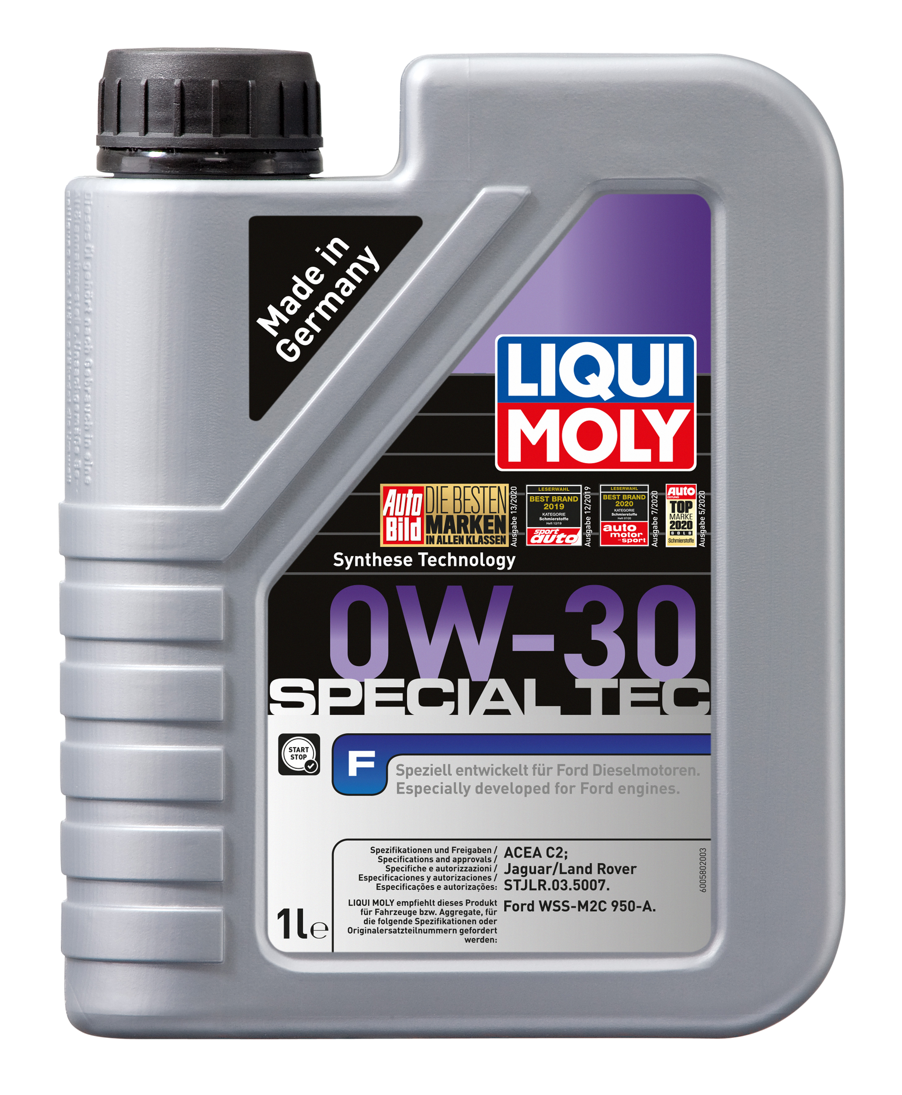 Liqui Moly 20722 Special Tec F 0W-30 Motoröl 1l