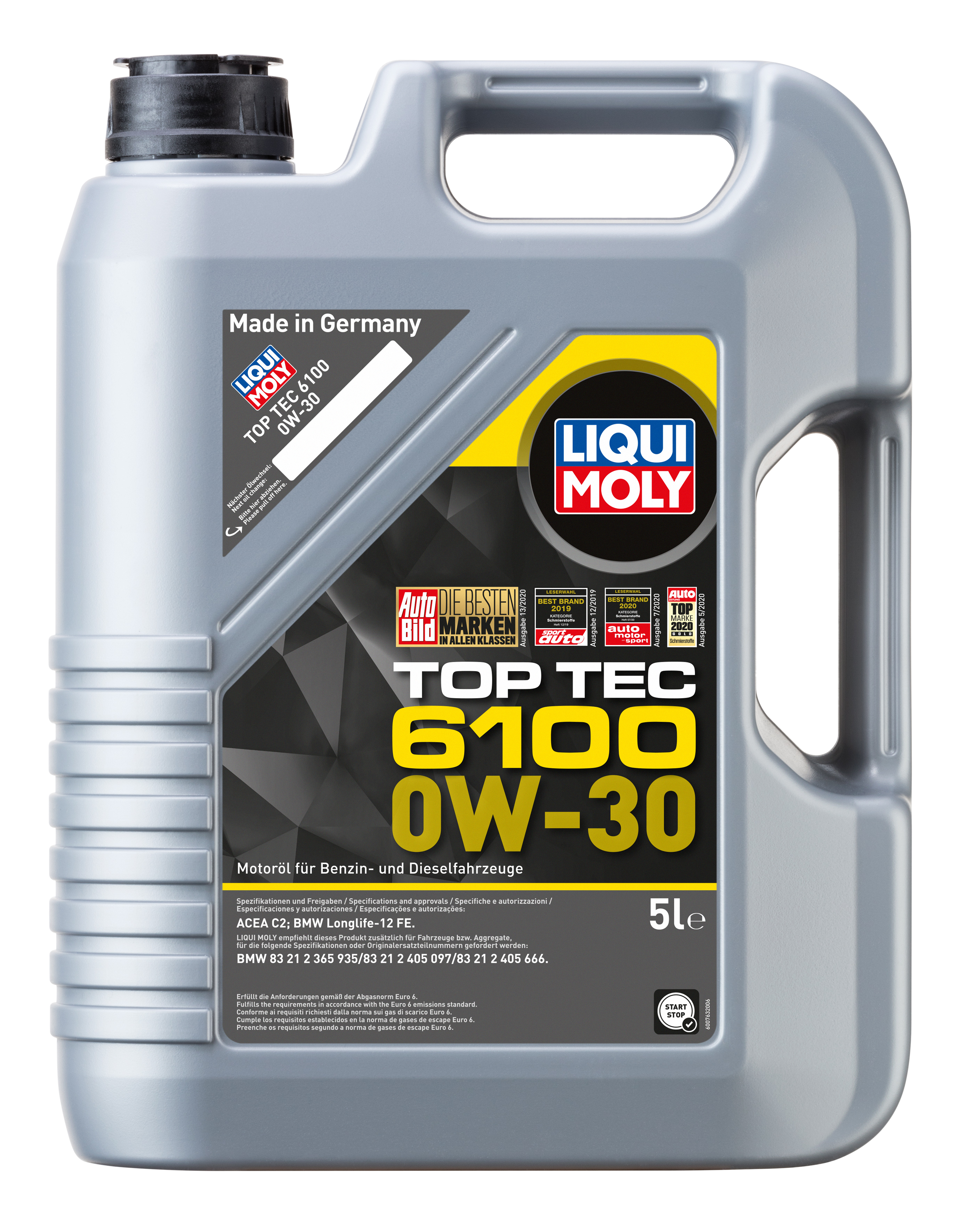 Liqui Moly Top Tec 6100 0W-30 Motoröl 5l