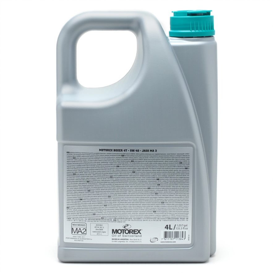 MOTOREX 4T Boxer SAE 5W-40 Motorrad Motoröl 4l