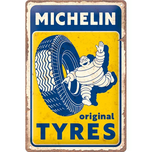 Michelin Tyres - Metallschild 20x30 cm