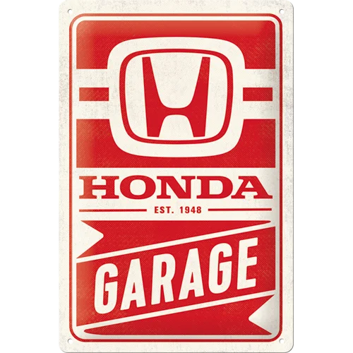 Honda Garage - Metallschild 20x30 cm