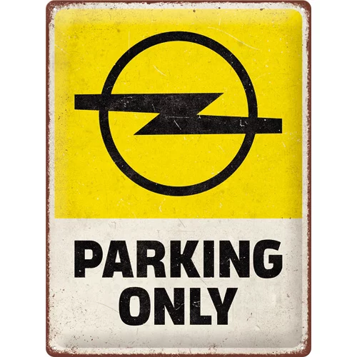 Opel Parking Only - Metallschild 30x40 cm