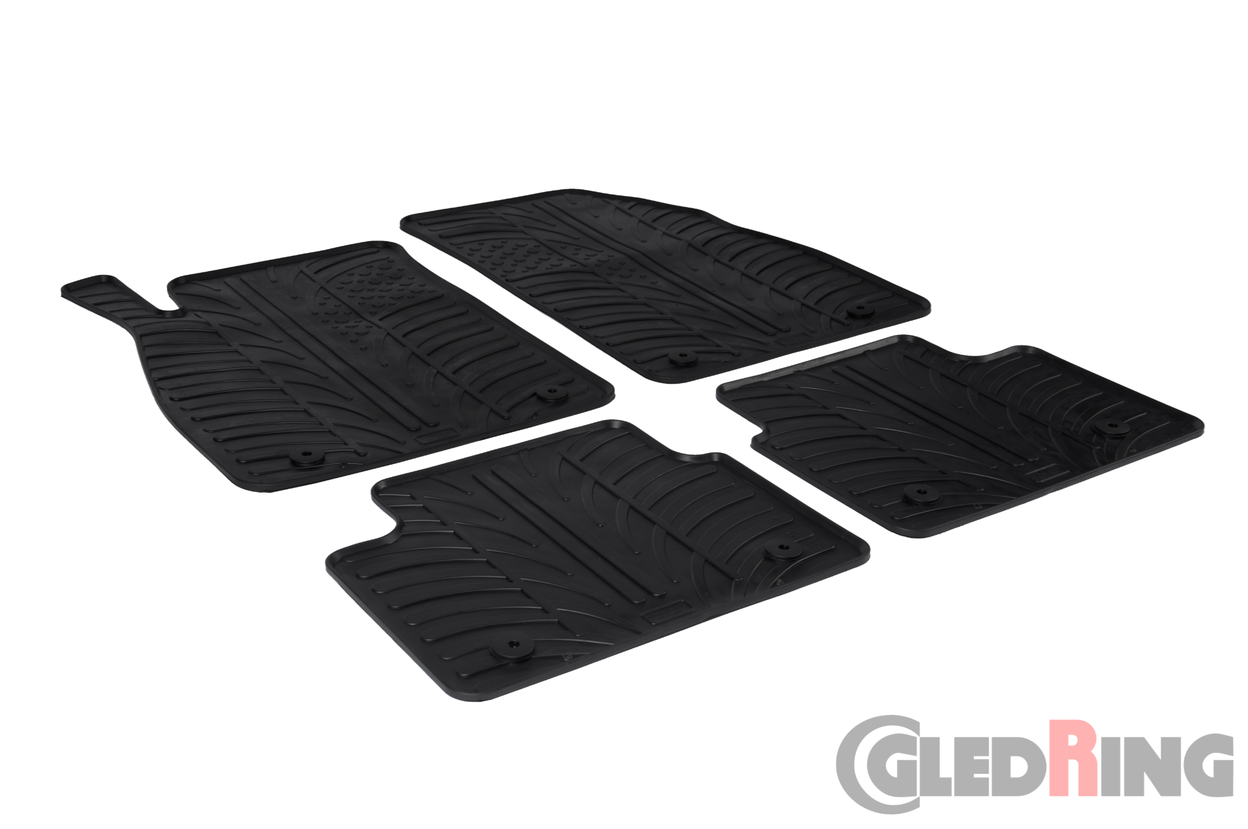 Original Gledring Passform Fußmatten Gummimatten 4 Tlg.+Fixing - OPEL Insignia/Sport Tourer 2013-03.2017