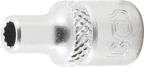 BGS Steckschlüssel-Einsatz Zwölfkant | Antrieb Innenvierkant 6,3 mm (1/4