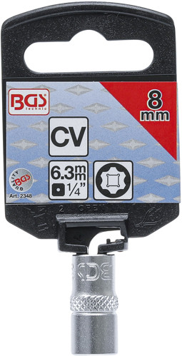 BGS Steckschlüssel-Einsatz Super Lock | Antrieb Innenvierkant 6,3 mm (1/4