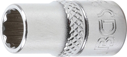 BGS Steckschlüssel-Einsatz Zwölfkant | Antrieb Innenvierkant 6,3 mm (1/4