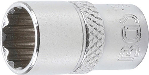 BGS Steckschlüssel-Einsatz Zwölfkant | Antrieb Innenvierkant 6,3 mm (1/4