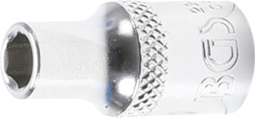 BGS Steckschlüssel-Einsatz Sechskant | Antrieb Innenvierkant 6,3 mm (1/4
