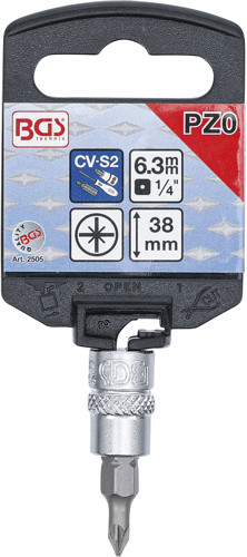 BGS Bit-Einsatz | Antrieb Innenvierkant 6,3 mm (1/4