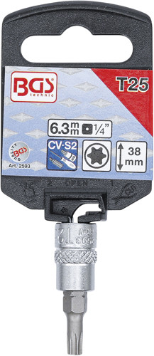 BGS Bit-Einsatz | Antrieb Innenvierkant 6,3 mm (1/4