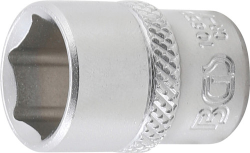 BGS Steckschlüssel-Einsatz Sechskant | Antrieb Innenvierkant 6,3 mm (1/4