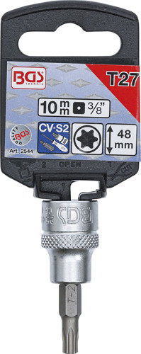 BGS Bit-Einsatz | Antrieb Innenvierkant 10 mm (3/8