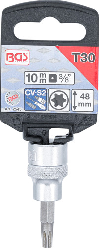 BGS Bit-Einsatz | Antrieb Innenvierkant 10 mm (3/8