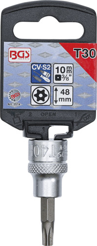 BGS Bit-Einsatz | Antrieb Innenvierkant 10 mm (3/8