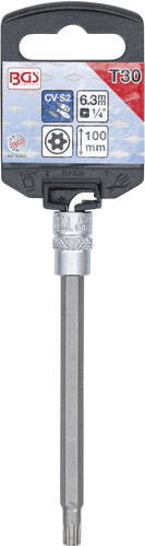 BGS Bit-Einsatz | Länge 100 mm | Antrieb Innenvierkant 6,3 mm (1/4