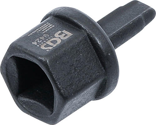 BGS Ölablassschrauben-Spezialprofil-Bit-Einsatz | Antrieb Innenvierkant 10 mm (3/8