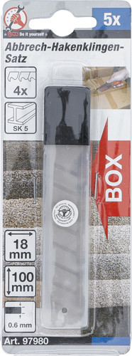 BGS Abbrech-Hakenklingen-Satz | 5-tlg.