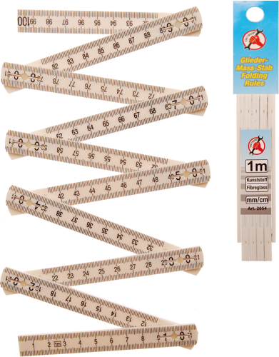 BGS Gliedermaßstab | 10 Glieder | 1 m
