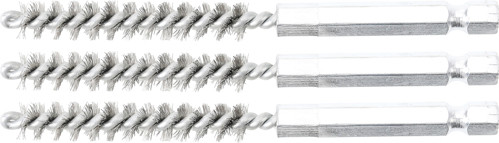 BGS Stahlbürste | 8 mm | Antrieb Außensechskant 6,3 mm (1/4