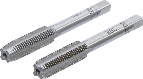 BGS Gewindebohrer | Vor- und Fertigschneider | M10 x 1,25 mm | 2-tlg.