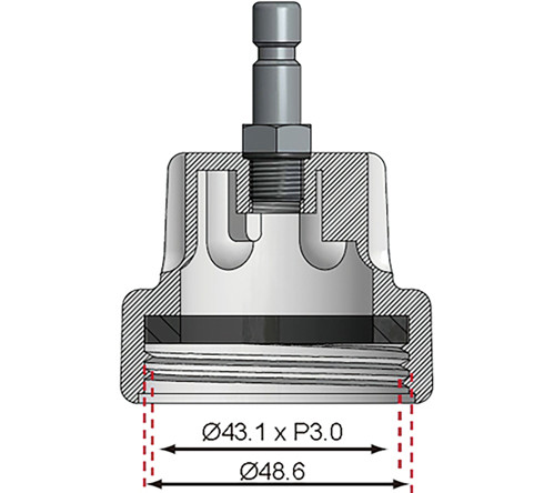 BGS Adapter 20 für Art. 8027, 8098 | für Saab Ecopower