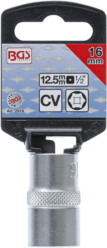 BGS Steckschlüssel-Einsatz Sechskant | Antrieb Innenvierkant 12,5 mm (1/2