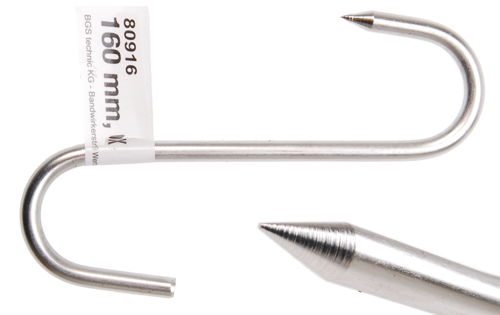 BGS Fleischerhaken | Edelstahl | 160 mm