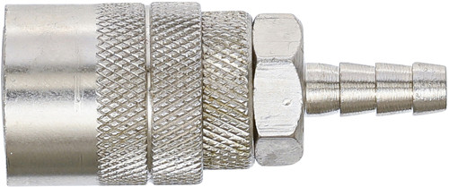 BGS Druckluft-Schnellkupplung mit 6 mm Schlauchanschluss | für USA / Frankreich