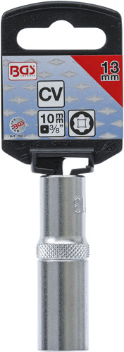 BGS Steckschlüssel-Einsatz Super Lock, tief | Antrieb Innenvierkant 10 mm (3/8