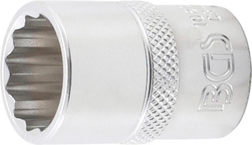 BGS Steckschlüssel-Einsatz Zwölfkant | Antrieb Innenvierkant 12,5 mm (1/2