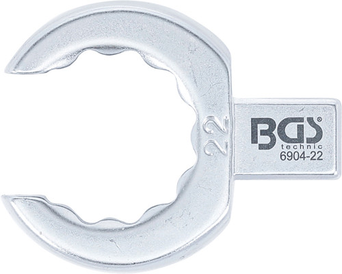 BGS Einsteck-Ringschlüssel | offen | 22 mm | Aufnahme 9 x 12 mm