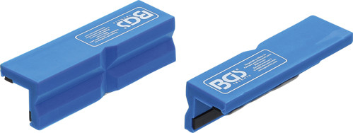 BGS Schraubstock-Schutzbacken | Kunststoff | Breite 100 mm | 2-tlg.