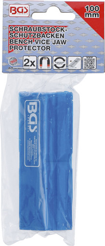 BGS Schraubstock-Schutzbacken | Kunststoff | Breite 100 mm | 2-tlg.