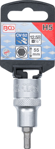 BGS Bit-Einsatz | Antrieb Innenvierkant 12,5 mm (1/2