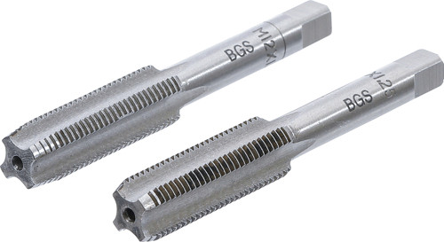BGS Gewindebohrer | Vor- und Fertigschneider | M12 x 1,25 mm | 2-tlg.