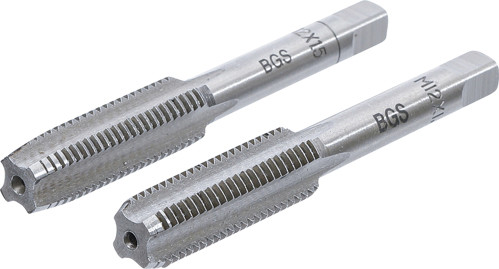BGS Gewindebohrer | Vor- und Fertigschneider | M12 x 1,5 mm | 2-tlg.