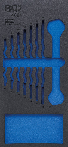 BGS Werkstattwageneinlage 1/3 | leer | für Art. 4081