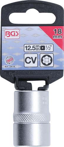 BGS Steckschlüssel-Einsatz Super Lock | Antrieb Innenvierkant 12,5 mm (1/2