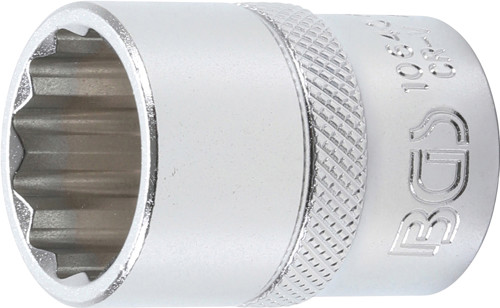 BGS Steckschlüssel-Einsatz Zwölfkant | Antrieb Innenvierkant 12,5 mm (1/2