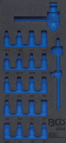 BGS Werkstattwageneinlage 1/3 | leer | für Art. 4094